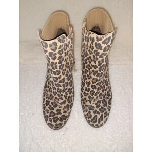 Tom's Leopard Booties, SZ 8.5